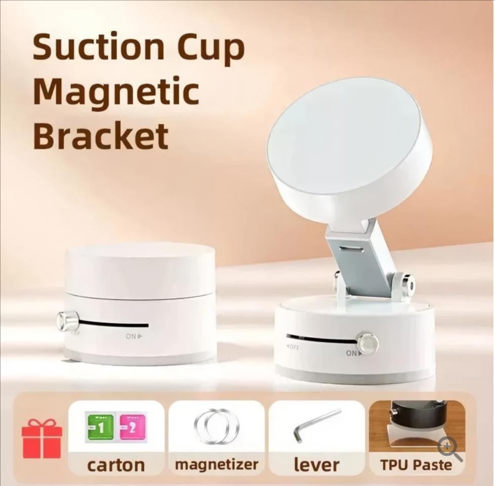 Car Holder Navigation Glass Wall Multifunctional Vacuum Suction Cup Portable Magnetic Desktop Mobile Phone Holder Universal